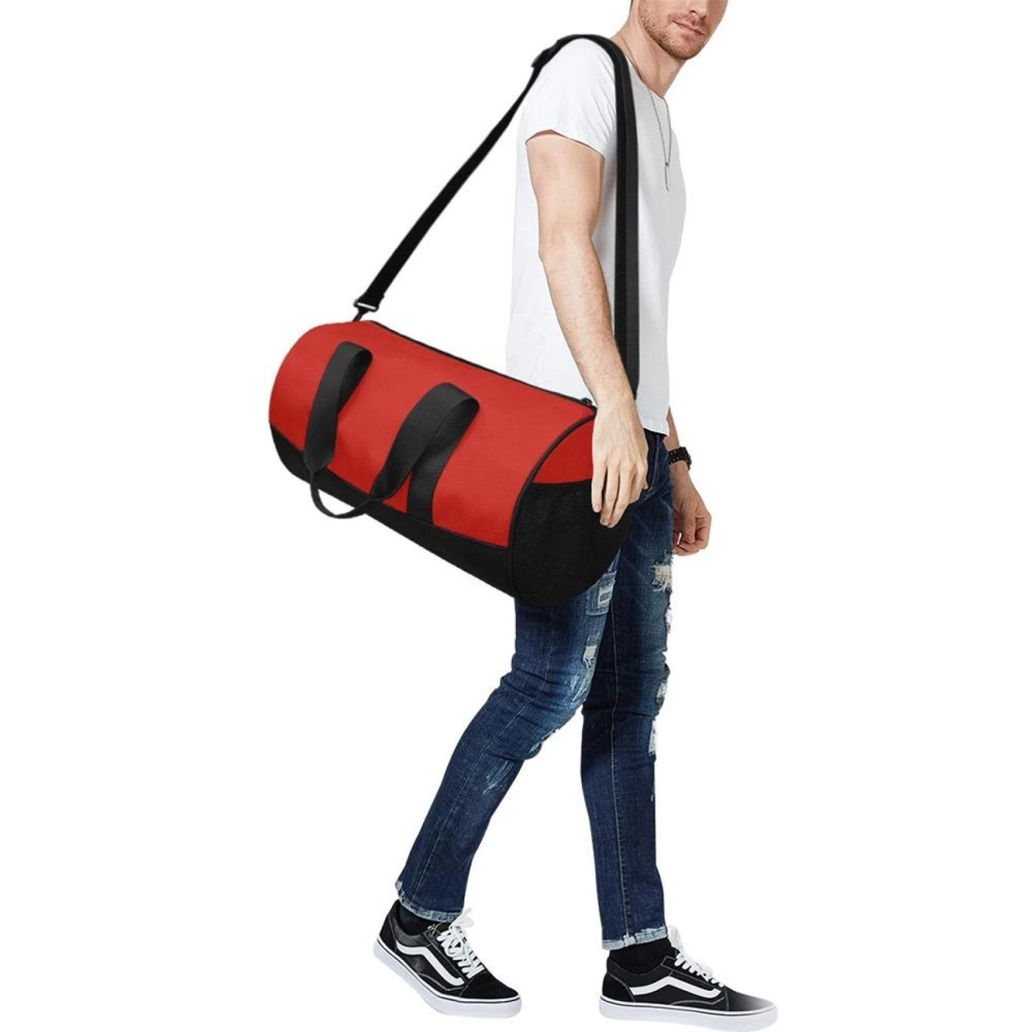 Uniquely You Duffel Bag - Carry On Luggage / Red 6 Uniquely You Duffel Bag - Carry On Luggage / Red - Image 4